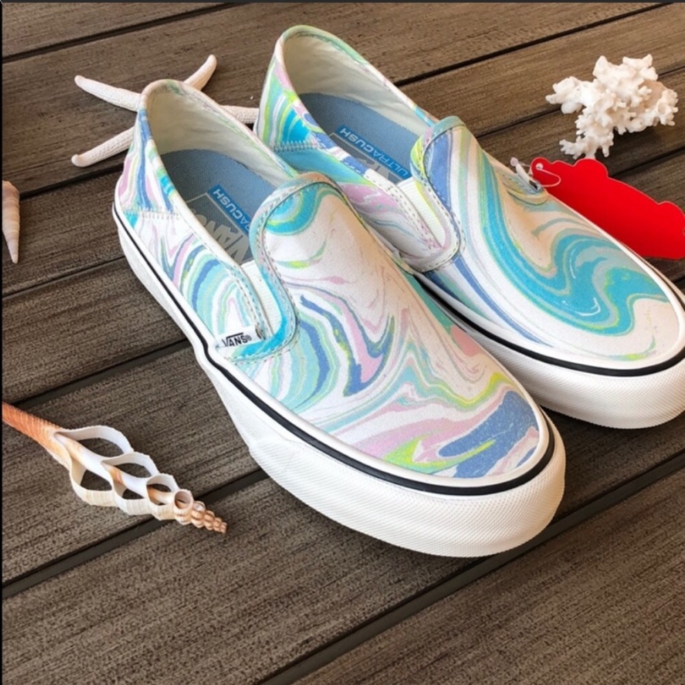 🌴🔆VANS- TIE DYE SLIP ON’S ULTRA CUSH🔆🌴 - Picture 4 of 9